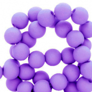 6 mm Perlen aus Acryl Purple