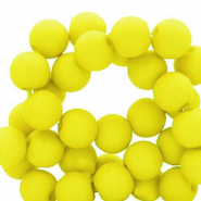 6 mm Perlen aus Acryl Neon yellow