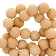 6 mm Perlen aus Acryl Light brown