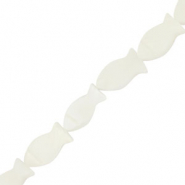 Perle Muschel Fish Off white