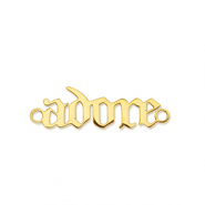 Anh&auml;nger aus Stainless Steel - Rostfreiem Stahl Zwischenst&uuml;ck ''adore'' Gold