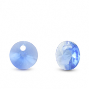 Anh&auml;nger aus Kristallglas Round Sapphire blue