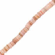 Perle Muschel Disc Pink-sand brown