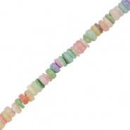 Perlmuttperlen Disc Multicolor-Pastell