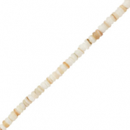 Perle Muschel Disc White-sand brown