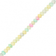 Perle Muschel Rondelle Pastel multicolor