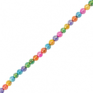 Perle Muschel Round Multicolor