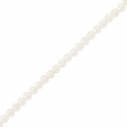 Perle Muschel Round White