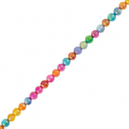 Perlmuttperlen Round Multicolor