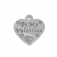Anh&auml;nger aus Stainless Steel - Rostfreiem Stahl Heart Silver