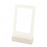 Schmuck Display für Ohrringe Natural-off white