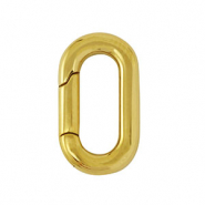 Zubeh&ouml;r aus Stainless Steel - Rostfreiem Stahl Karabiner Oval Gold