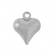 Anh&auml;nger aus Stainless Steel - Rostfreiem Stahl Heart Silver