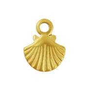 Anh&auml;nger aus Stainless Steel - Rostfreiem Stahl Shell Gold