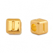 Perle Buchstabe Metall DQ I Gold (Nickelfrei)