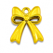 Anh&auml;nger Acryl Bow Golden yellow