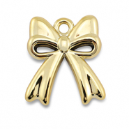 Anh&auml;nger Acryl Bow Gold