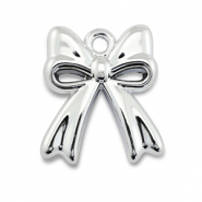 Anh&auml;nger Acryl Bow Silver