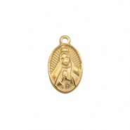 Anh&auml;nger aus Stainless Steel - Rostfreiem Stahl Praying Woman Gold