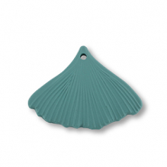Anh&auml;nger Acryl Leaf Dark Green