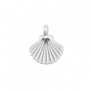 Anh&auml;nger aus Stainless Steel - Rostfreiem Stahl Shell Silver