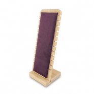 Schmuck Display für Armbänder Natural-aubergine purple