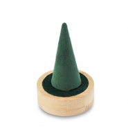 Schmuck Display für Ringe Natural-dark green