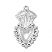 Anh&auml;nger Metall Heart Silver