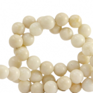 Perlen Naturstein Calcit und Marmor 8mm Beige