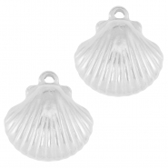 Anh&auml;nger aus Stainless Steel - Rostfreiem Stahl Shell Silver