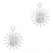 Anh&auml;nger aus Stainless Steel - Rostfreiem Stahl Sun Silver