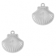 Anhänger aus Stainless Steel - Rostfreiem Stahl Shell Silver