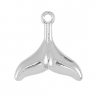 Anhänger aus Stainless Steel - Rostfreiem Stahl Tail Fin Silver
