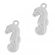Anhänger aus Stainless Steel - Rostfreiem Seahorse Silver