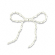 Statement-Anh&auml;nger Pearl Bow Pearl white