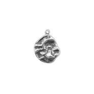 Anh&auml;nger aus Stainless Steel - Rostfreiem Round Silver