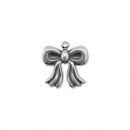 Anh&auml;nger aus Stainless Steel - Rostfreiem Bow Silver