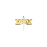 Anh&auml;nger aus Stainless Steel - Rostfreiem Dragonfly Gold