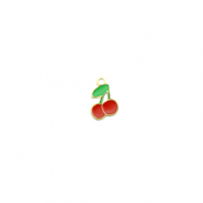 Anh&auml;nger aus Stainless Steel - Rostfreiem Cherry Gold-red-green