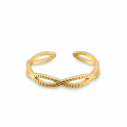 Stainless Steel - Rostfrei Stahl Ringe Gold