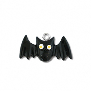 Anhänger aus Resin Bat Black-white-yellow