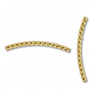 Perlen aus Stainless Steel - Rostfreiem Stah Tube Gold