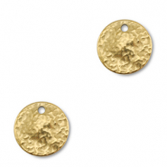 Anh&auml;nger aus Stainless Steel - Rostfreiem Round Gold