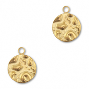 Anh&auml;nger aus Stainless Steel - Rostfreiem Round Gold