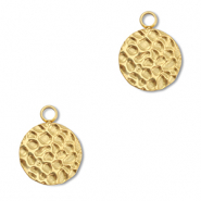 Anh&auml;nger aus Stainless Steel - Rostfreiem Round Gold