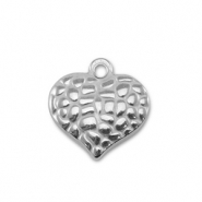 Anh&auml;nger aus Stainless Steel - Rostfreiem Heart Silver