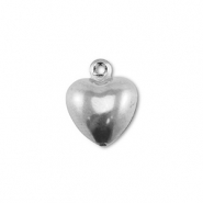 Anh&auml;nger aus Stainless Steel - Rostfreiem Heart Silver
