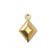 Anh&auml;nger aus Stainless Steel - Rostfreiem Rhombus Gold