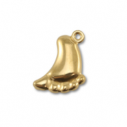 Anhänger aus Stainless Steel - Rostfreiem Feet Gold