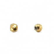 Perlen aus Stainless Steel - Rostfreiem Stahl Gold